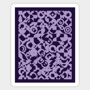 Electronic Musician Synthesizer Pattern Purple Magnet